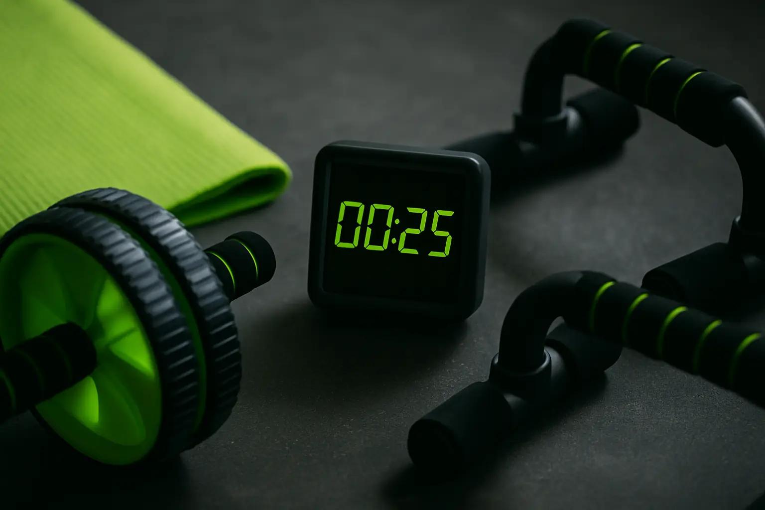home abs workout timer