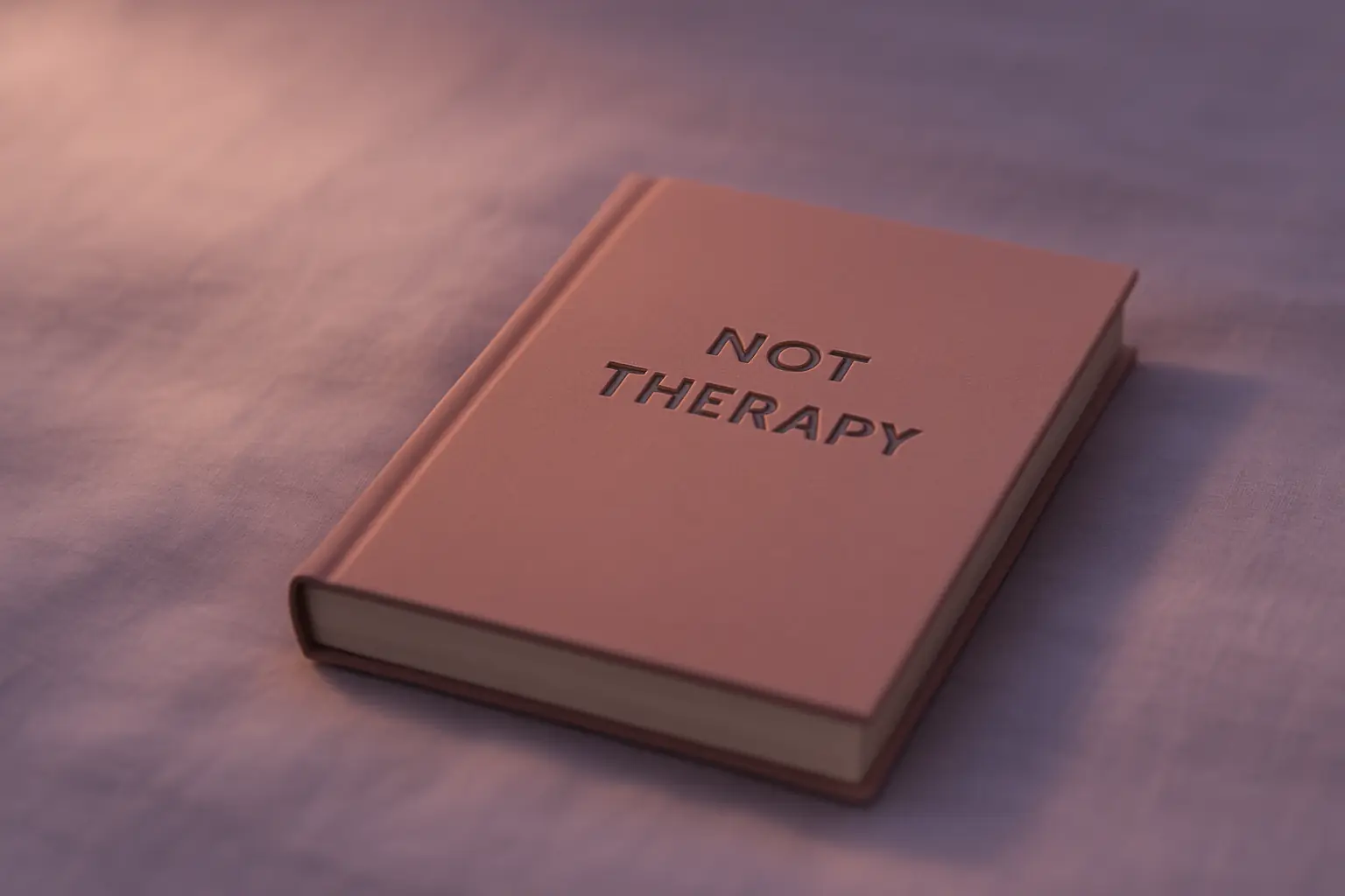 ai journal not therapy
