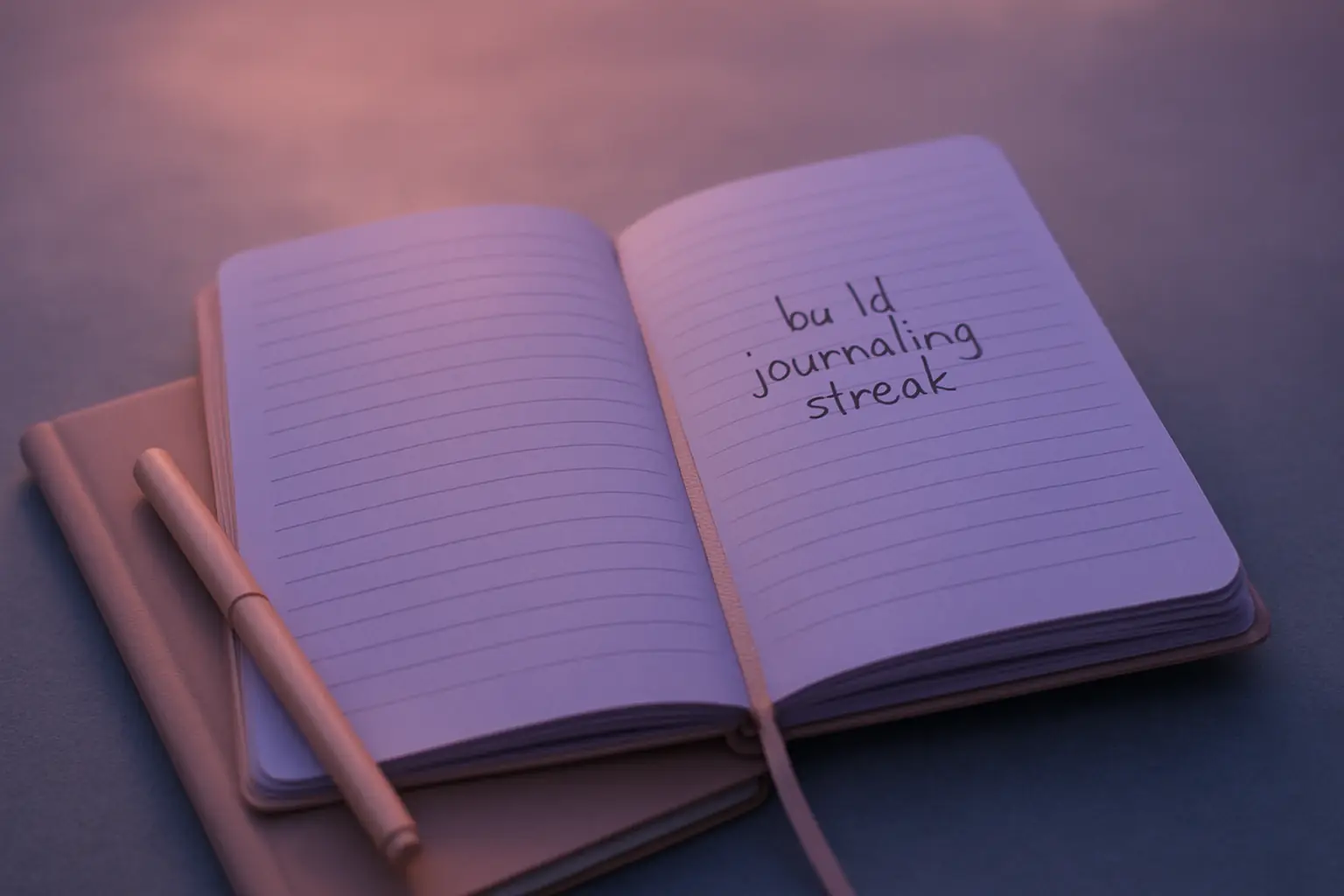 build journaling streak
