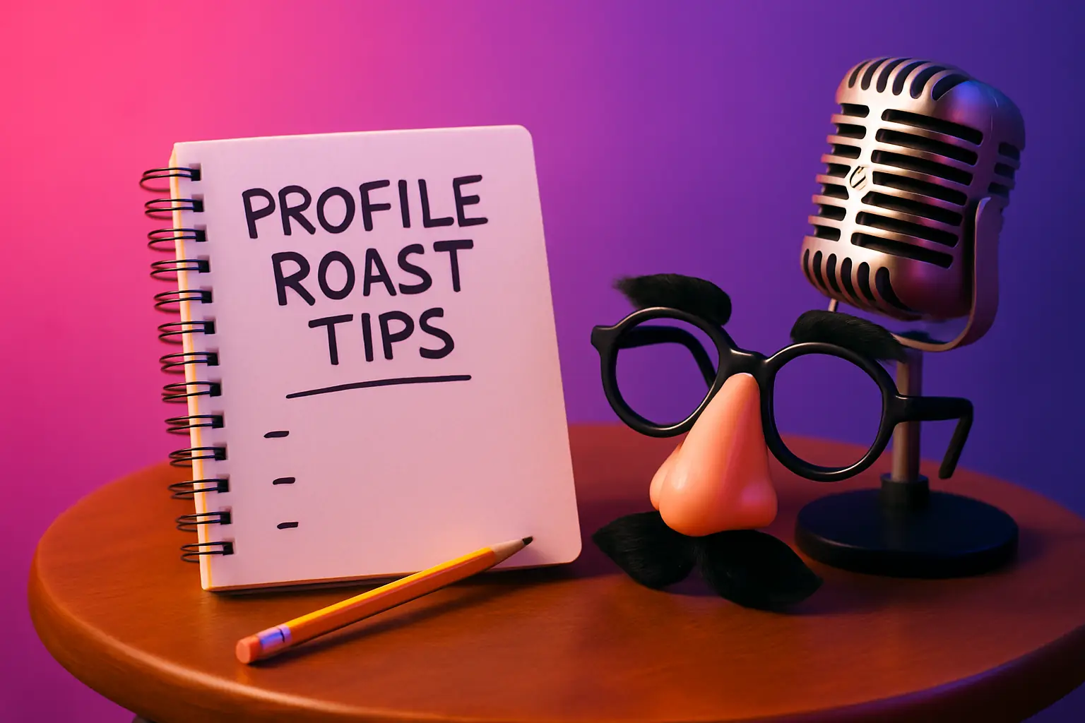 funny profile roast tips